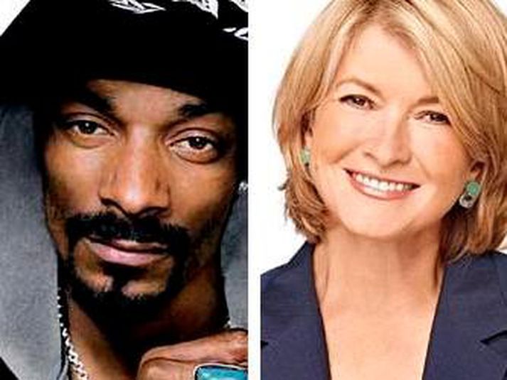 Snoop Dogg og Martha Stewart.