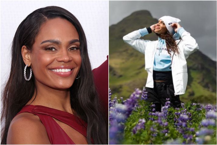 Fyrrum Bachelor og Bachelorette stjarnan Michelle Young er komin til landsins.