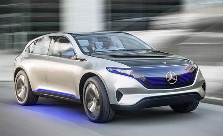 Mercedes Benz EQC rafmagnsjeppinn.