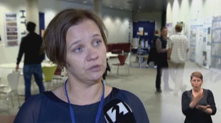 Rannveig Sverrisdóttir, lektor í táknmálsfræði.