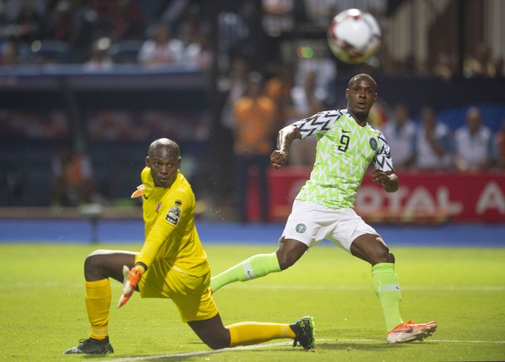Ighalo skoraði tvö mörk í dag.