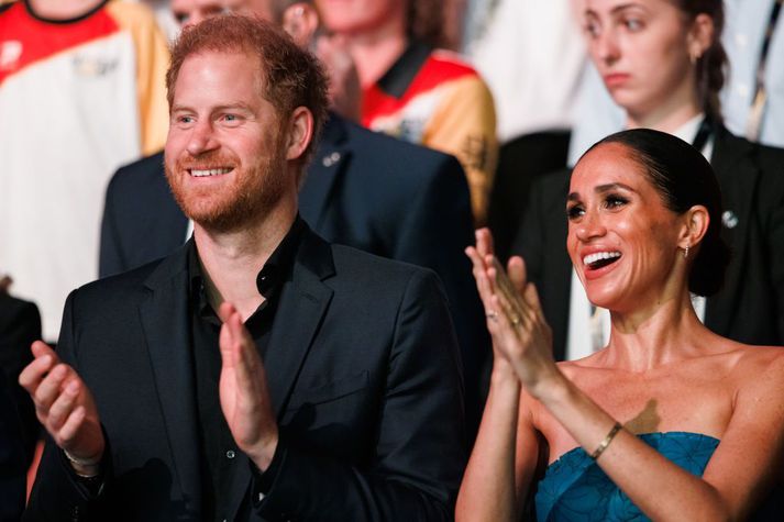 Harry og Meghan koma mikið við sögu í nýjustu bók Omid Scobie. 