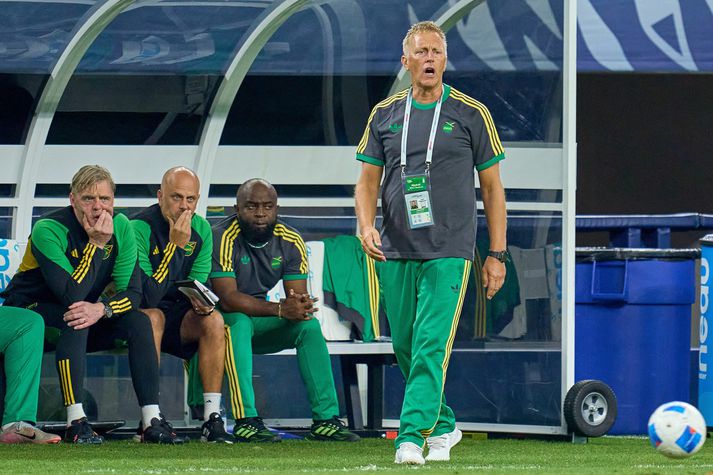 Heimir Hallgrímsson er þjálfari jamaíska landsliðsins.