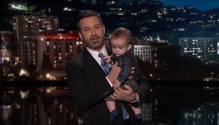 Kimmel þakkaði starfsfólki sjúkrahússins í Los Angeles.