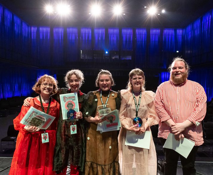 Frá vinstri: Birgitta Björg Guðmarsdóttir, Eydís Egilsdóttir Kvaran, Guðný Margrét Eyjólfsdóttir, Iðunn Gígja Kristjánsdóttir og Sævar Andri Sigurðarson.