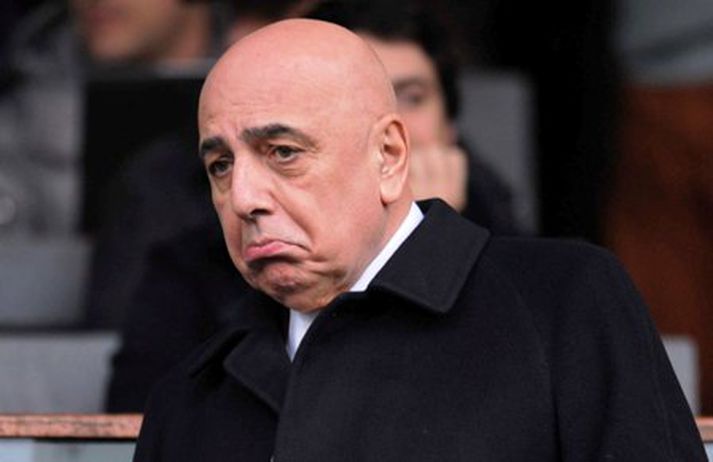 Adriano Galliani er ekki þekktur fyrir að vera sá hressasti.