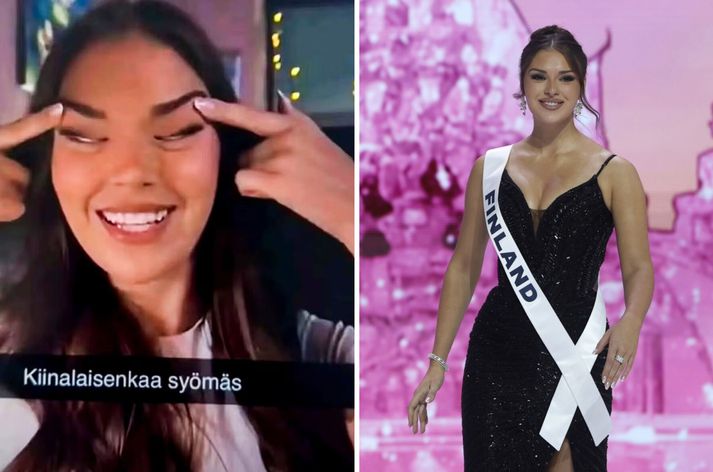 Sarah Dzafce sagðist fyrst hafa verið að nudda á sér gagnaugun vegna höfuðverks en gekkst síðan við hegðun sinni og baðst afsökunar.