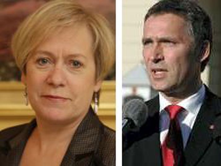 Ingibjörg Sólrún og Jenst Stoltenberg.