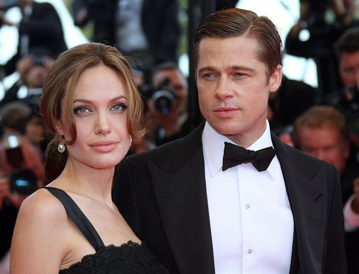 Brangelina Eftirsóttasta par Hollywood var í alvarlega gírnum á frumsýningu Mighty Heart.