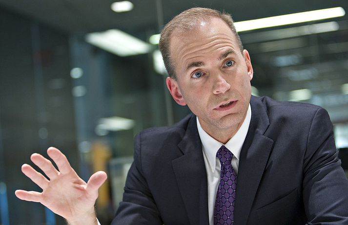 Dennis Muilenburg er forstjóri Boeing.