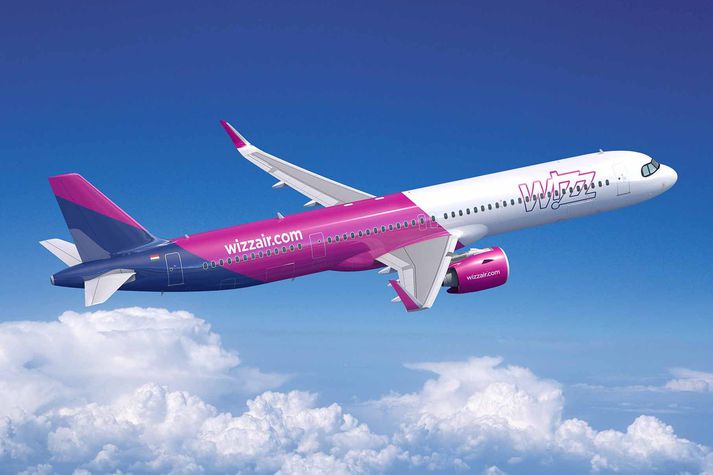 Indigo Partners pöntuðu 50 þotur af gerðinni A321XLR, þar á meðal fyrir Wizzair, sem flýgur til Íslands.