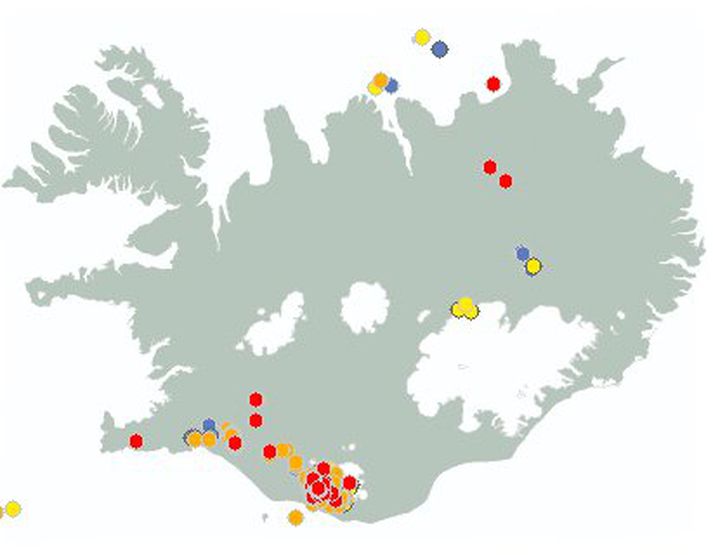 Töluverð skjálftavirkni var undir Eyjafjallajökli í nótt