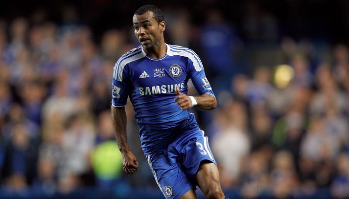 Ashley Cole í leik með Chelsea um helgina.