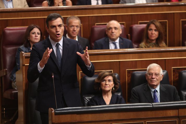 Pedro Sanchez, formaður sósíalistaflokksins.