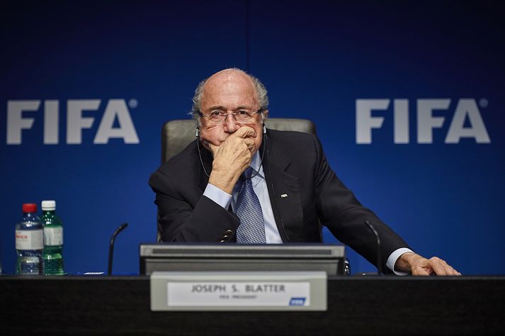 Sepp Blatter, hinn umdeildi forseti FIFA, hefur lengi þrætt fyrir spillingu innan sambandsins.