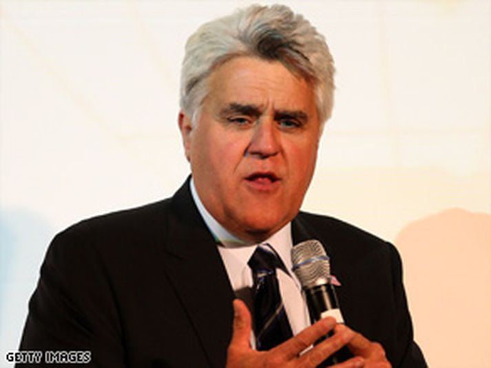 Jay Leno er hvergi nærri af baki dottinn þótt hann hverfi á braut úr The Tonight Show.
