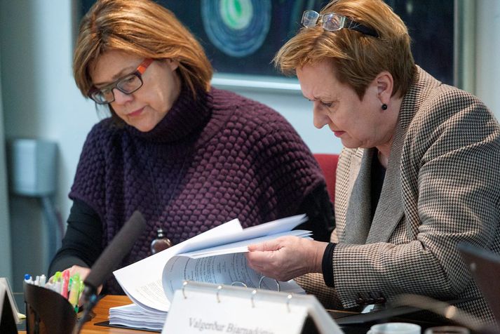 Valgerður Bjarnadóttir og Álfheiður Ingadóttir eiga báðar sæti í stjórnskipunar- og eftirlitsnefnd Alþingis. 