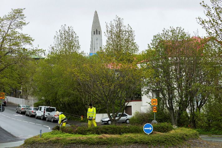 Áfram verður skýjað og nokkuð blautt í höfuðborginni og suðvestantil næstu daga.