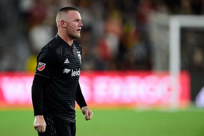 Rooney í leik með DC United en nú er hann á leið heim, til Englands.