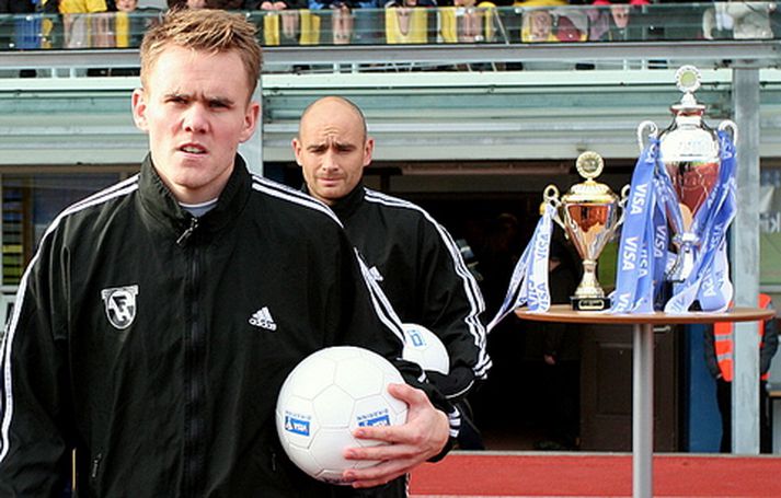 Davíð Þór Viðarsson, fyriliði FH.