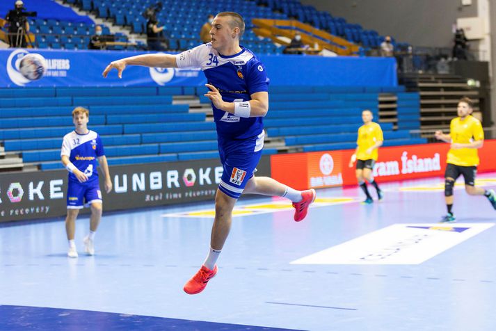 Orri Freyr Þorkelsson varð í kvöld Noregsmeistari í handbolta. 