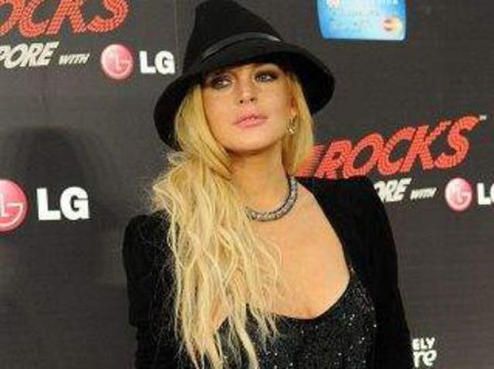 Leikkonan Lindsay Lohan.