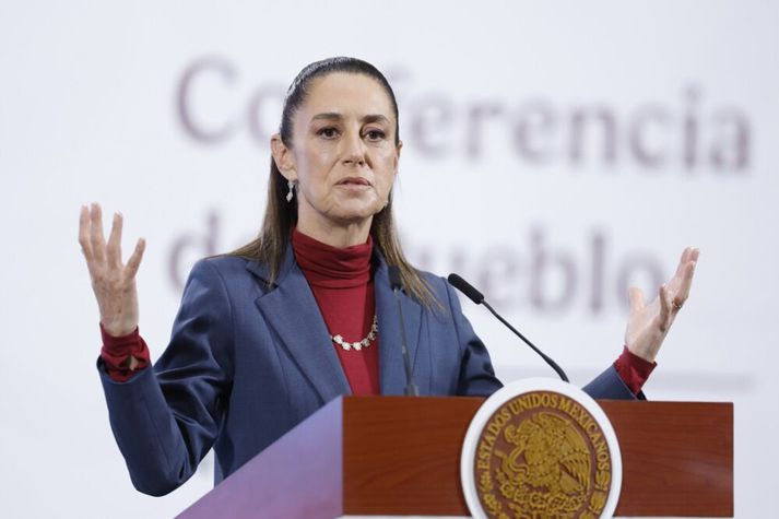 Claudia Sheinbaum forseti Mexíkó.