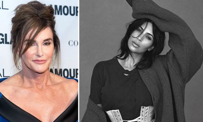 Jenner var í mörg ár stjúpforeldri Kim.