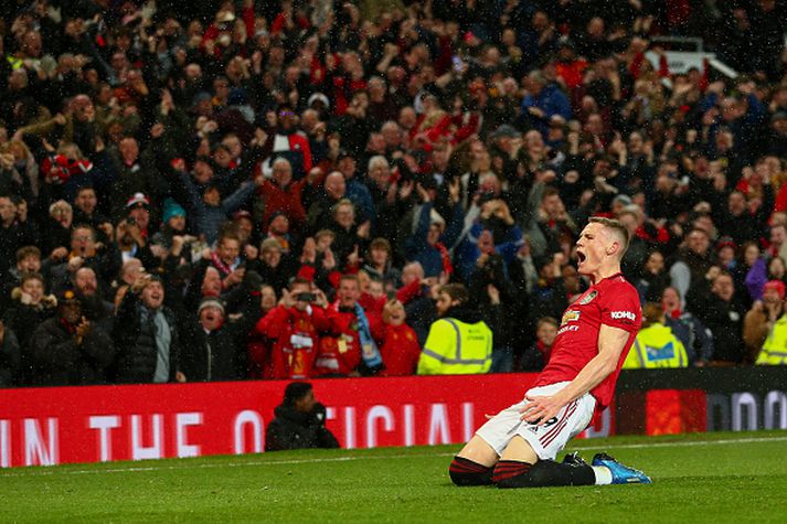 Scott McTominay fullkomnaði góðan dag fyrir stuðningsmenn Man Utd.