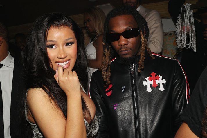 Cardi B og Offset eiga tvö börn saman, Kulture Kiari Cephus og Wave Set Cephus.