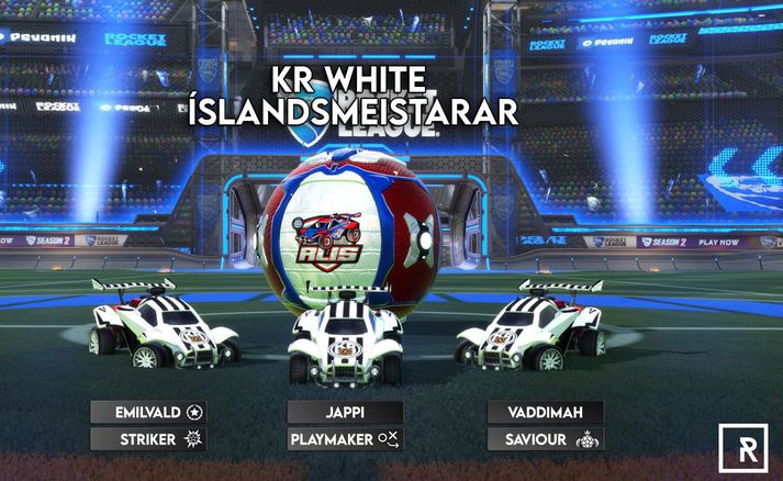 Ríkjandi Íslandsmeistarar KR White unnu einnig Reykjavíkurleikana í Rocket League.