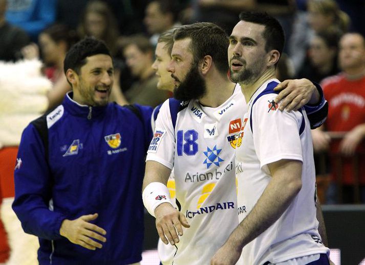 Ásgeir og Róbert munu spila handbolta í París næsta vetur.
fréttablaðið/vilhelm