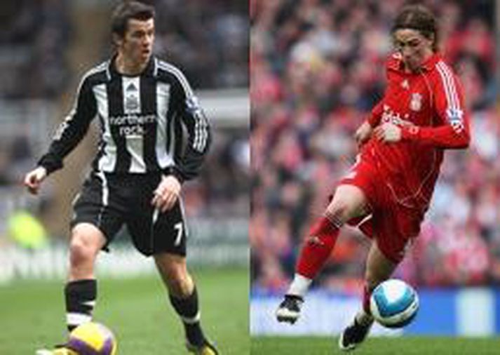 Joey Barton og Fernando Torres - ólík hlutskipti á leiktíðinni.