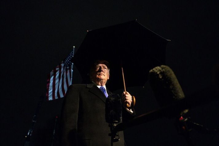 Donald Trump tók aftur við sem forseti Bandaríkjanna fyrir ári síðan. 