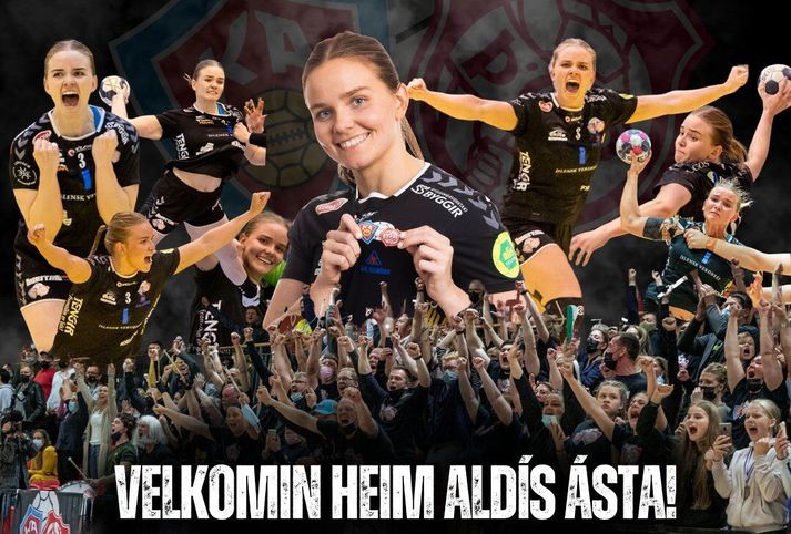 Aldís Ásta Heimisdóttir var boðin velkomin heim á heimasíðu KA í dag.