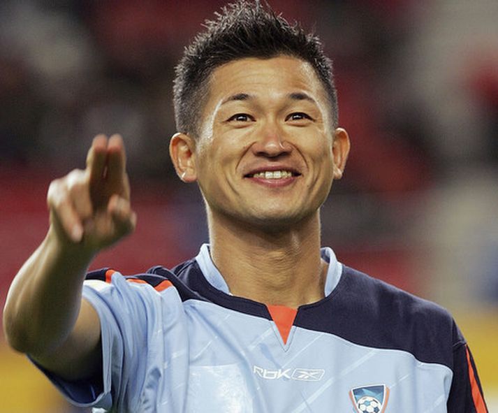 Kazuyoshi Miura er vinsæll í Japan.