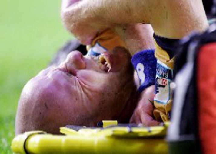 Andy Johnson borinn af velli