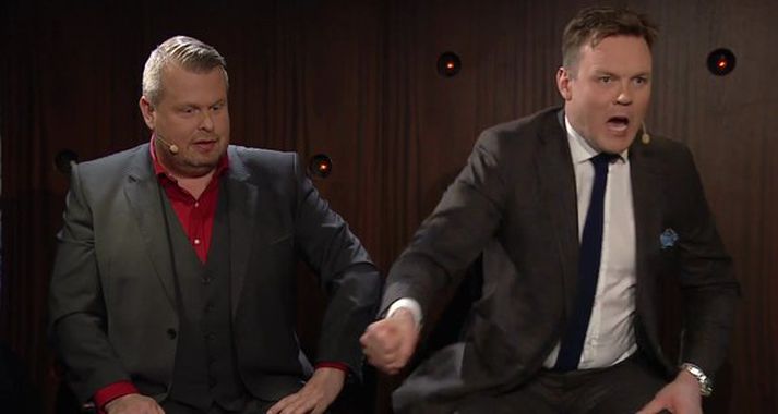 Jón Halldór og Fannar rifust í jólaþættinum, ekki í fyrsta sinn