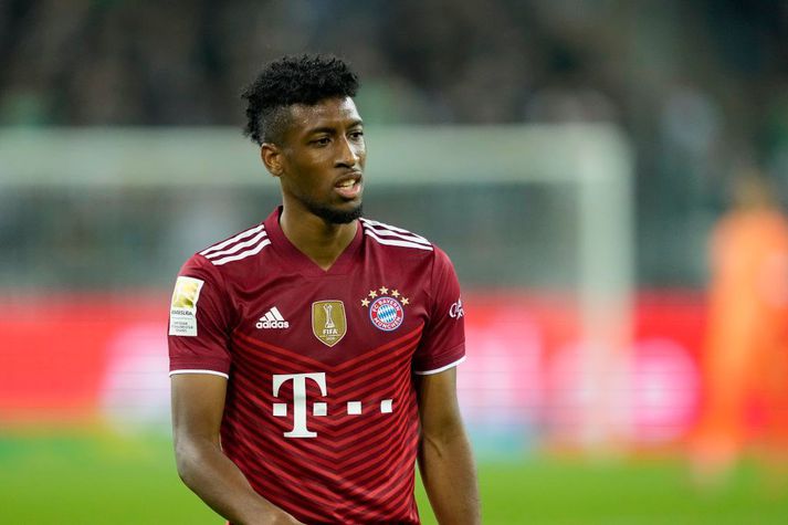 Kingsley Coman verður ekki með Bayern næstu tvær vikur hið minnsta.