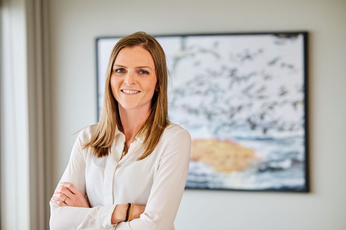 „Það myndast alltaf hörkustemning í kringum Framúrskarandi fyrirtæki hjá okkur á hverju ári,“ segir Mist Edvardsdóttir, viðskiptastjóri hjá Creditinfo, en hún sér einnig um markaðsmál fyrirtækisins.