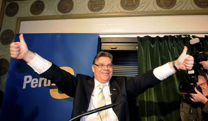 Timo Soini, leiðtogi Sannra Finna.