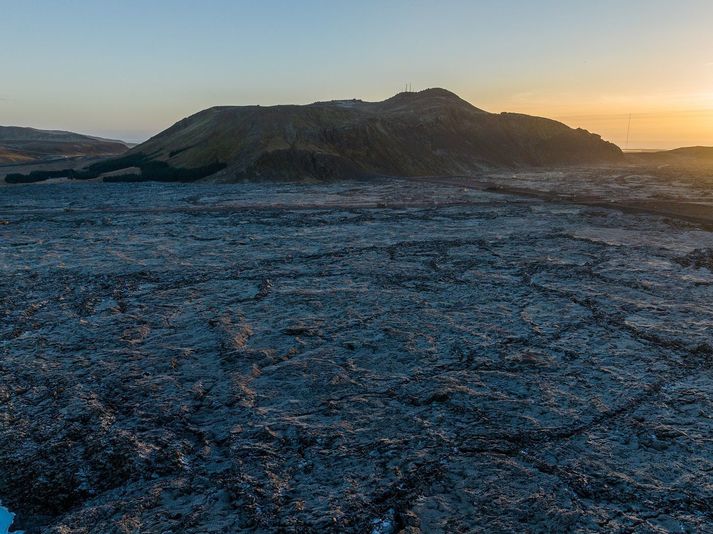 Skjálftarnir greindust undir og suður af Þorbirni.