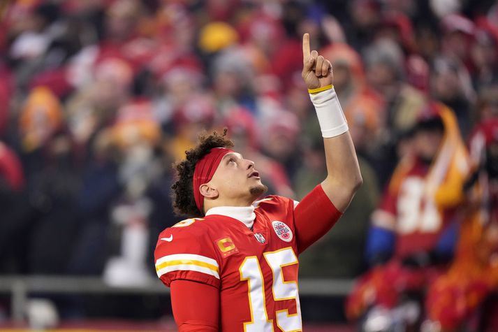 Patrick Mahomes átti frábært tímabil með Kansas City Chiefs og það getur orðið enn betra á sunnudagskvöldið.