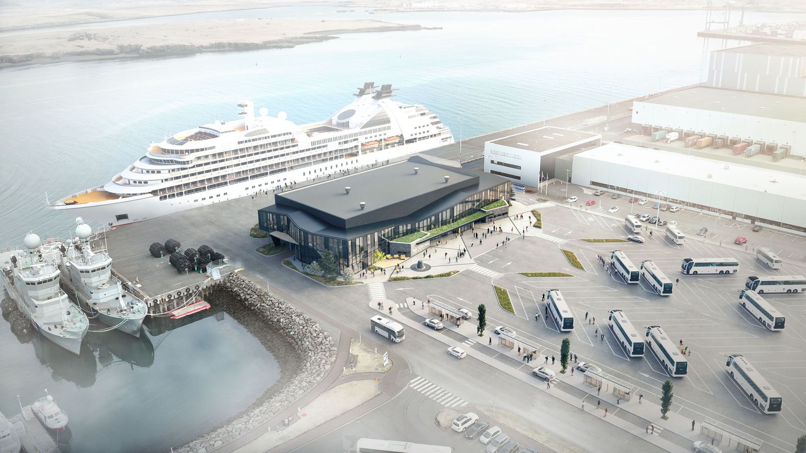 Leita að nafni á farþegamiðstöð fyrir skemmti­ferða­skip