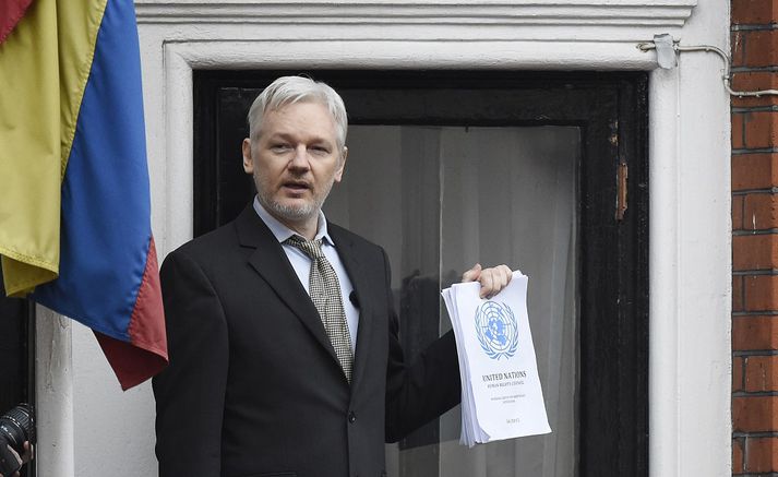 Julian Assange, stofnandi Wikileaks.