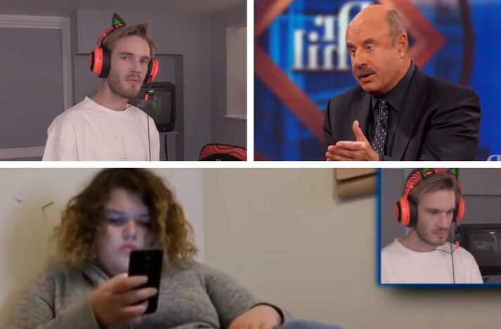 Kjellberg hakkar hreinlega Dr. Phil í sig.