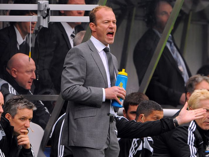 Alan Shearer, stjóri Newcastle.