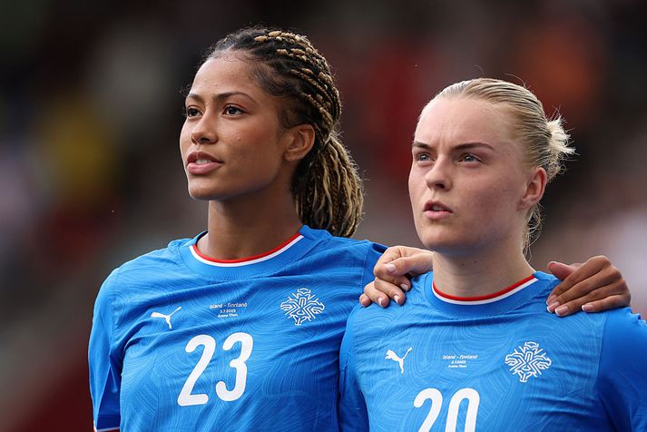 Guðný Árnadóttir er ansi fljót en engin slær Sveindísi þó við í þeim efnum.