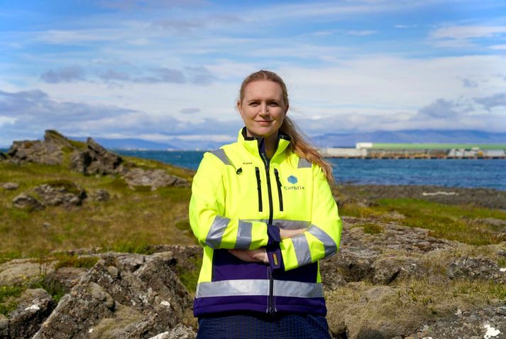 Edda Sif Pind Aradóttir framkvæmdastjóri Carbfix sýnir því skilning að íbúar á Völlunum spyrji spurninga um verkefni fyrirtækisins í grenndinni.