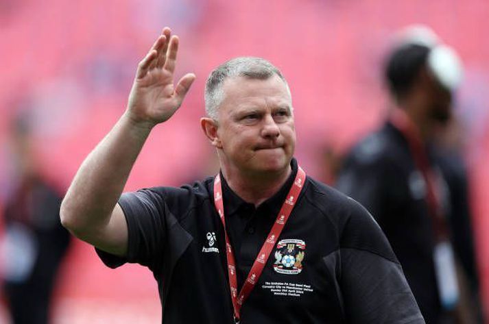 Mark Robins, þjálfari Coventry, var svekktur á svip eftir leik. 